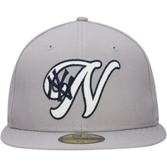 New York Yankees New Era Duo Logo 2.0 59FIFTY Fitted Hat - Gray - New Era Online