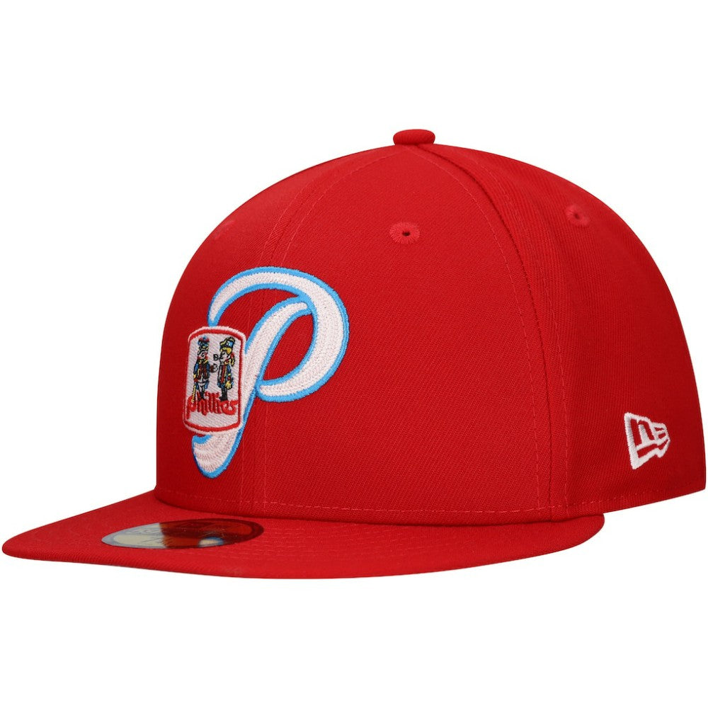 Philadelphia Phillies New Era Duo Logo 2.0 59FIFTY Fitted Hat - Red - New Era Online
