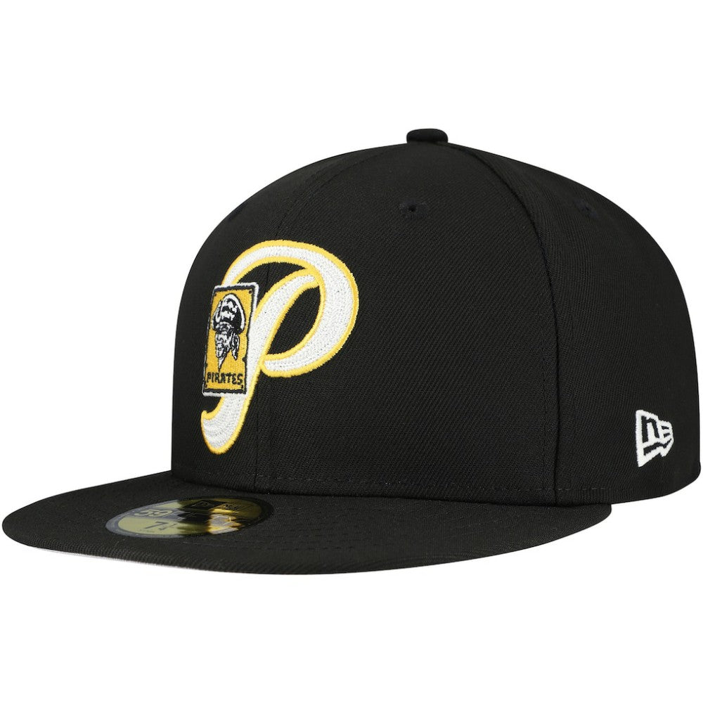 Pittsburgh Pirates New Era Duo Logo 2.0 59FIFTY Fitted Hat - Black - New Era on Sale