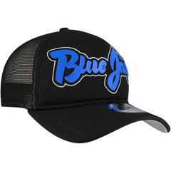 Toronto Blue Jays New Era Retro Bold A-Frame Trucker 9FORTY Adjustable Hat - Black - New Era Online