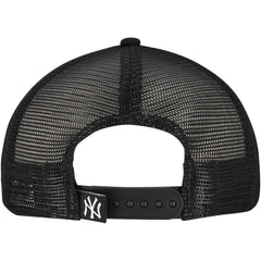 New York Yankees New Era Retro Bold A-Frame Trucker 9FORTY Adjustable Hat - Black - New Era Sale