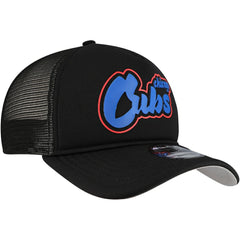 Chicago Cubs New Era Retro Bold A-Frame Trucker 9FORTY Adjustable Hat - Black - New Era Online
