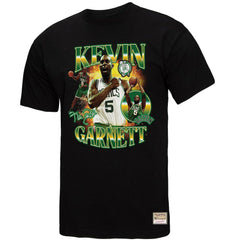 Kevin Garnett Boston Celtics Collage T-Shirt Black | Mitchell & Ness for sale