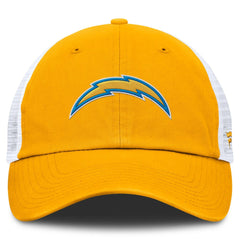 Fanatics Los Angeles Chargers Trucker Adjustable Hat Gold/White