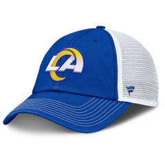 Fanatics Los Angeles Rams Trucker Adjustable Hat Royal/White