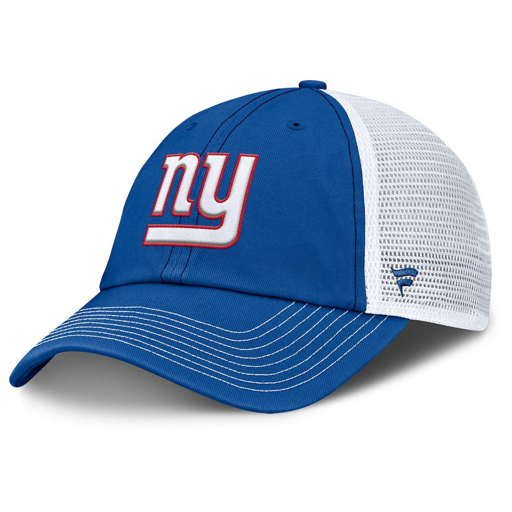 Fanatics New York Giants Trucker Adjustable Hat Royal/White