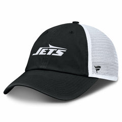 Fanatics New York Jets Trucker Adjustable Hat Black/White