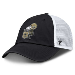Fanatics New Orleans Saints Basic Vintage Trucker Adjustable Hat Black