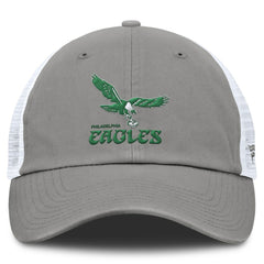 Fanatics Philadelphia Eagles Vintage Trucker Adjustable Hat Gray/White