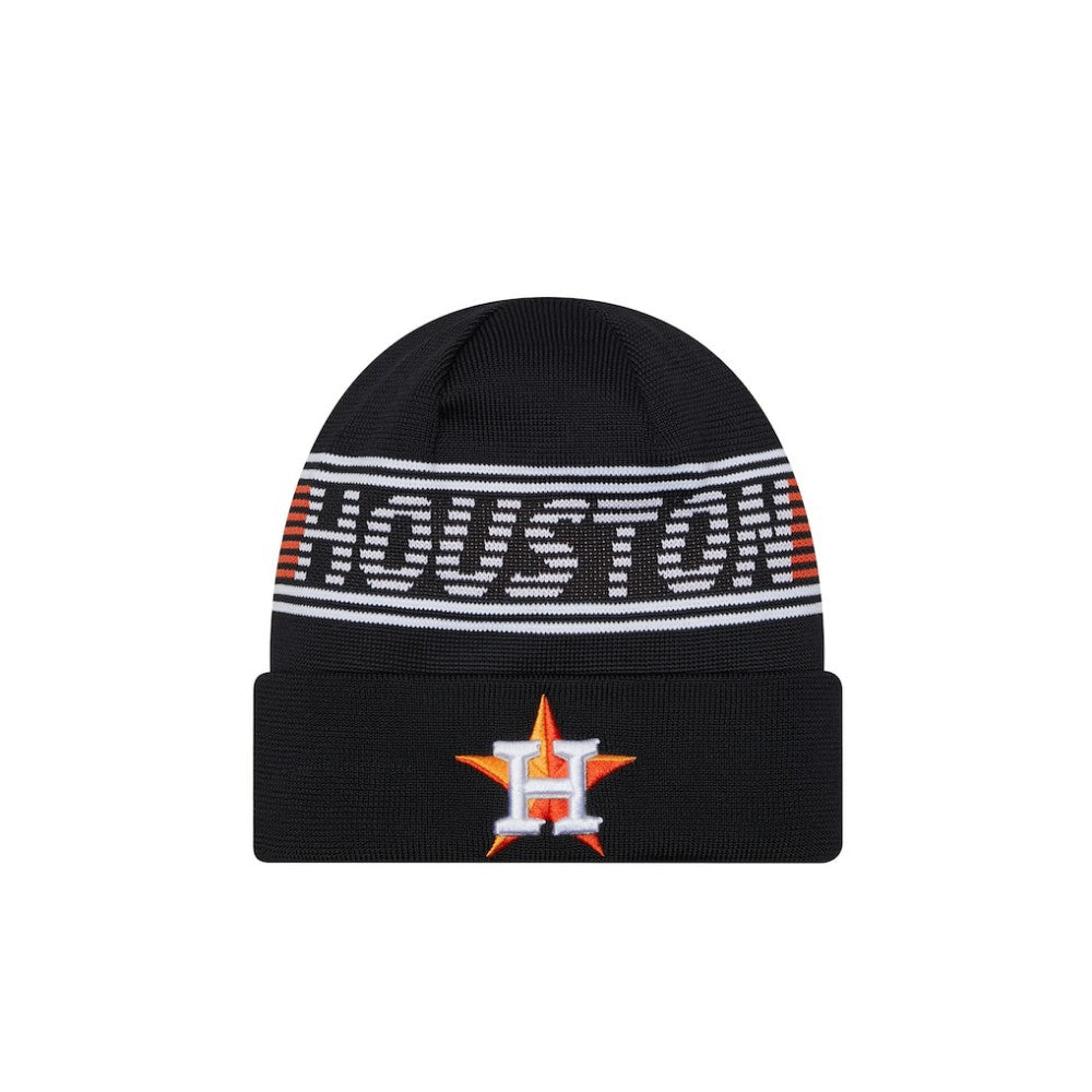 Houston Astros New Era Authentic Collection Cuffed Knit Hat - Navy - New Era on Sale