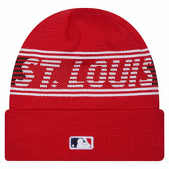 St. Louis Cardinals New Era Authentic Collection Cuffed Knit Hat - Red - New Era Sale