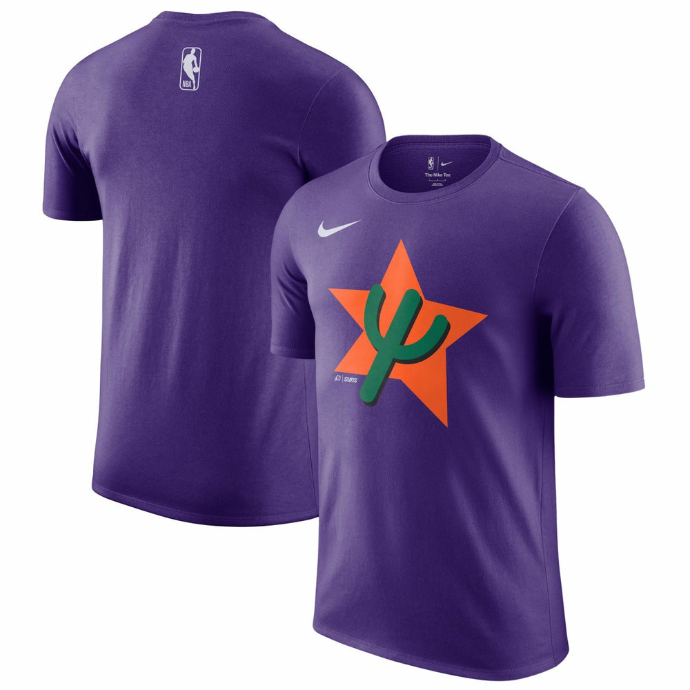 Phoenix Suns 2024/25 City Edition Essential Logo T-Shirt Purple | Nike Lifestyle