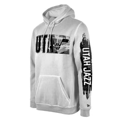 Utah Jazz Tip-Off Collection Pullover Hoodie White | New Era