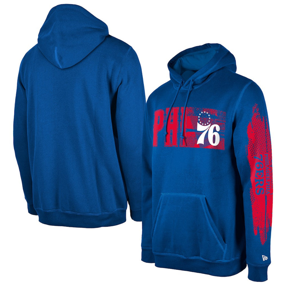 Philadelphia 76ers Tip-Off Collection Pullover Hoodie Royal | New Era Lifestyle