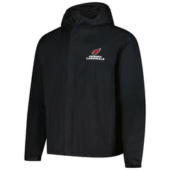 Arizona Cardinals Dunbrooke Tropic Waterproof Packable Full-Zip Hoodie Jacket Black