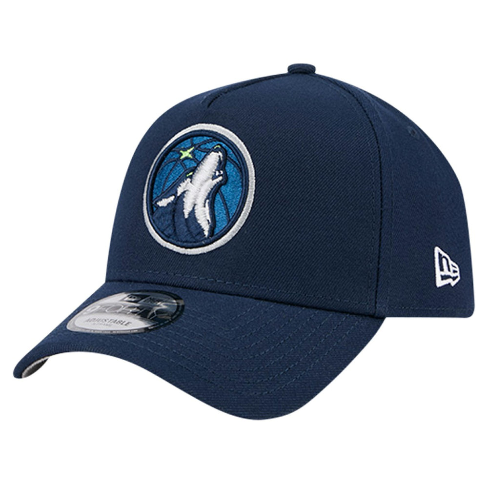 Minnesota Timberwolves A-Frame 9FORTY Adjustable Hat Navy | New Era online