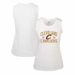 Cleveland Cavaliers Levelwear Women's Macy Tank Top White