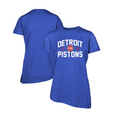 Detroit Pistons Levelwear Women's Birch T-Shirt Blue