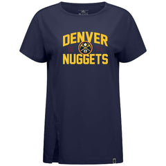 Denver Nuggets Levelwear Women's Influx T-Shirt Navy