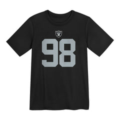 Nike Maxx Crosby Las Vegas Raiders Preschool Player Name & Number T-Shirt Black