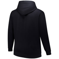 Atlanta Braves Stack Fleece Pullover Hoodie - Black - MLB Lifestyle