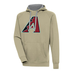 Arizona Diamondbacks Antigua Victory Pullover Hoodie - Khaki - MLB Sale