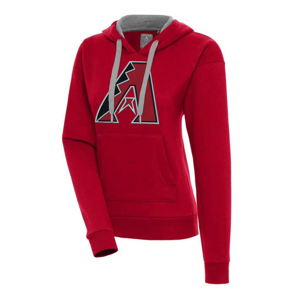 Arizona Diamondbacks Antigua Women's Victory Pullover Hoodie - Red - MLB Lifestyle