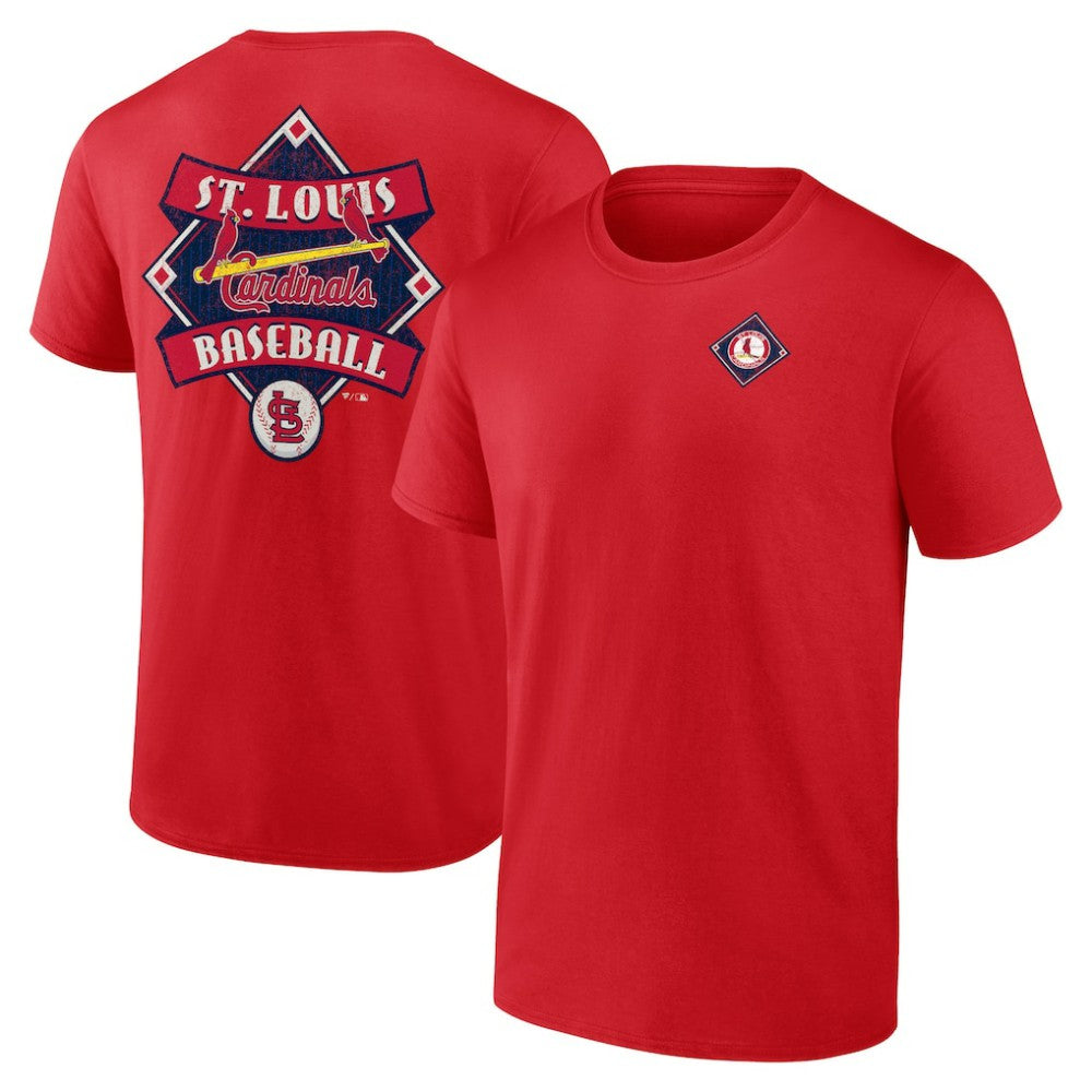 St. Louis Cardinals Cooperstown Collection Field Play T-Shirt - Red - MLB Discount