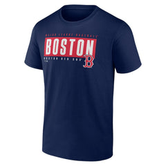 Boston Red Sox Blocked Out T-Shirt - Navy - MLB Lifestyle