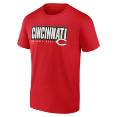 Cincinnati Reds Blocked Out T-Shirt - Red - MLB Discount