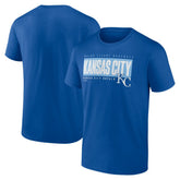 Kansas City Royals Blocked Out T-Shirt - Royal - MLB Sale