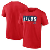 Los Angeles Angels Blocked Out T-Shirt - Red - MLB Sale