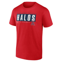Los Angeles Angels Blocked Out T-Shirt - Red - MLB Sale
