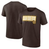 San Diego Padres Blocked Out T-Shirt - Brown - MLB Online