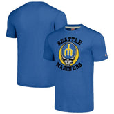 Seattle Mariners Homage Grateful Dead Tri-Blend T-Shirt - Royal - MLB on Sale