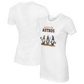 Houston Astros Tiny Turnip Women's Gnomes T-Shirt - White - MLB Discount
