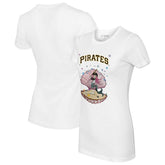 Pittsburgh Pirates Tiny Turnip Women's Mermaid T-Shirt - White - MLB Discount