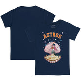Houston Astros Tiny Turnip Youth Mermaid T-Shirt - Navy - MLB Sale