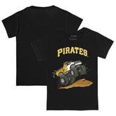 Pittsburgh Pirates Tiny Turnip Youth Monster Truck T-Shirt - Black - MLB Discount