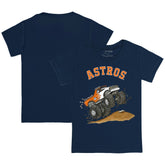 Houston Astros Tiny Turnip Youth Monster Truck T-Shirt - Navy - MLB Lifestyle