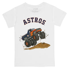Houston Astros Tiny Turnip Youth Monster Truck T-Shirt - White - MLB Online