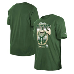 Milwaukee Bucks Unisex Summer Classics T-Shirt Hunter Green | New Era for sale