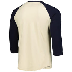 Chicago White Sox Majestic Threads Raglan 3/4-Sleeve T-Shirt - Cream/Navy - MLB Discount