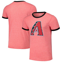 Arizona Diamondbacks Majestic Threads Ringer Tri-Blend T-Shirt - Red - MLB on Sale