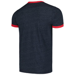Minnesota Twins Majestic Threads Ringer Tri-Blend T-Shirt - Navy - MLB Lifestyle