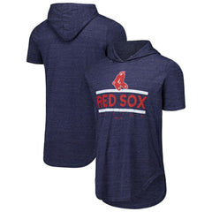 Boston Red Sox Majestic Threads Tri-Blend Hoodie T-Shirt - Navy - MLB on Sale