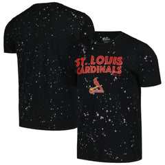 St. Louis Cardinals Majestic Threads Splatter T-Shirt - Black/White - MLB Online