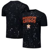 Houston Astros Majestic Threads Splatter T-Shirt - Black/White - MLB Online