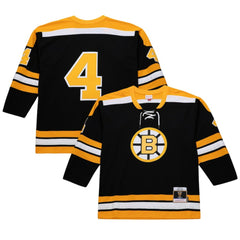Bobby Orr Boston Bruins Mitchell & Ness Big & Tall 1971/72 Blue Line 2.0 Jersey - Black - NHL 201351071