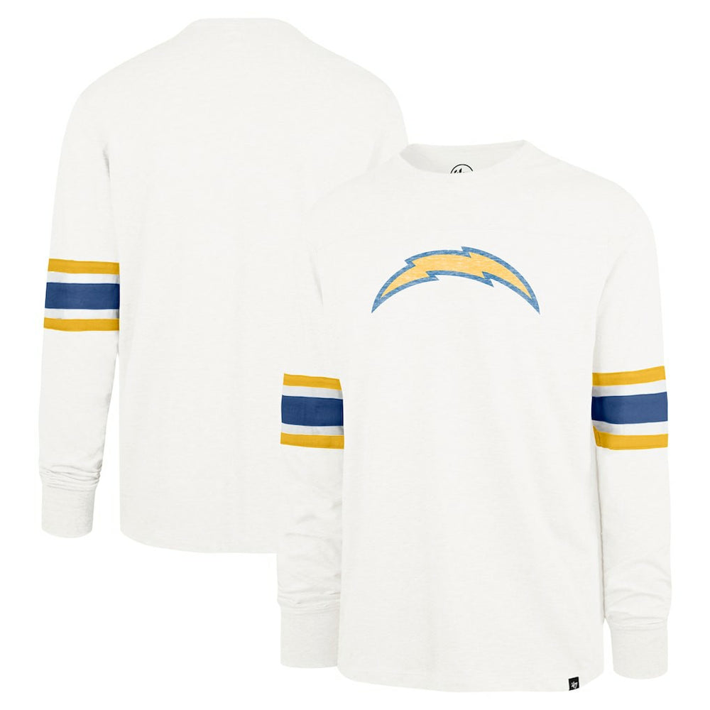 47 brand Los Angeles Chargers '47 Gridiron Premier Brex Long Sleeve T-Shirt White